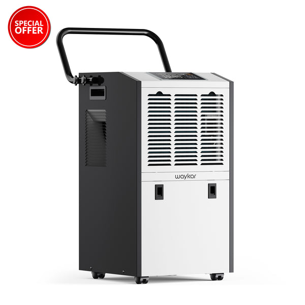 155 Pints Commercial Dehumidifier : For Spaces up to 8,000 sq ft with Drain Hose