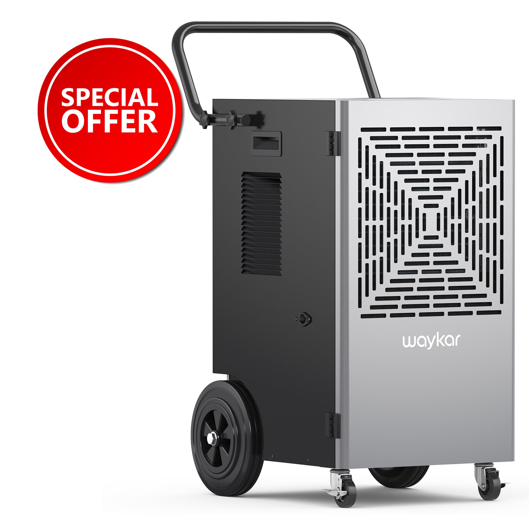 High-Capacity Commercial Dehumidifier:  155 Pints Dehumidifier for Large Spaces