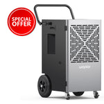 High-Capacity Commercial Dehumidifier:  155 Pints Dehumidifier for Large Spaces