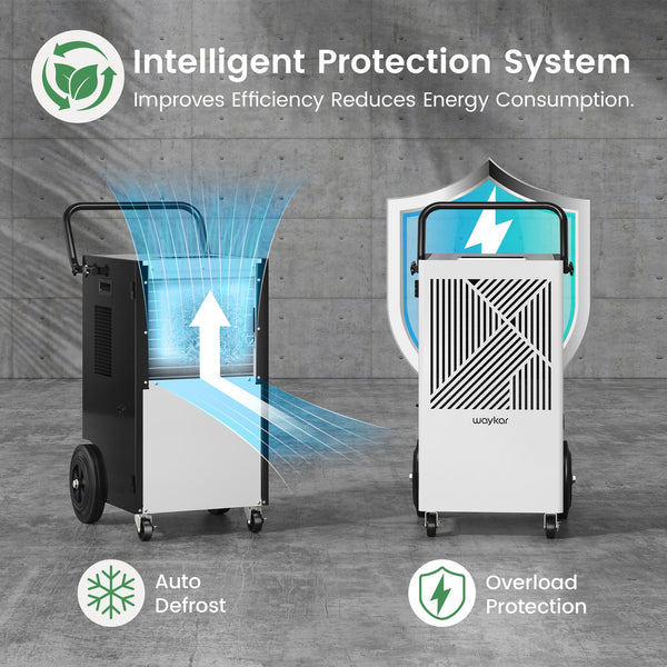 High-Capacity Commercial Dehumidifier:  155, 216 or 320 Pints
