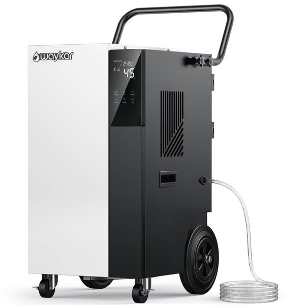 Waykar Commercial Dehumidifier for Basements, Warehouses & Large Spaces – 160/240/320 Pints