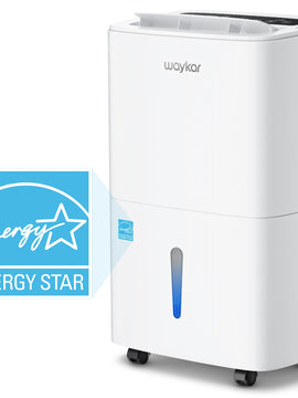 150 Pints Dehumidifier for Spaces up to 7,000 Sq. Ft at Commercial and Industrial Large Room, Warehouse, Storage, Home, Basement, with Drain Hose, Auto Defrost, Self-Drying