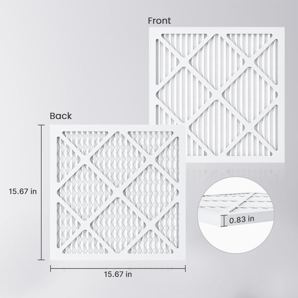 5-Pack MERV-10 Replacement Filter Set – Fully Compatible with Waykar 550 CFM Air Scrubber [FPWL40A]