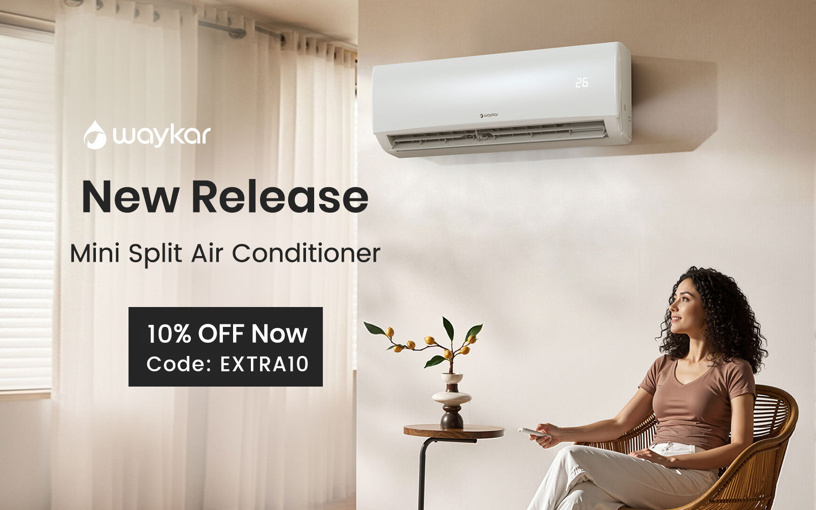 12,000 BTU Mini Split Air Conditioner& Heater