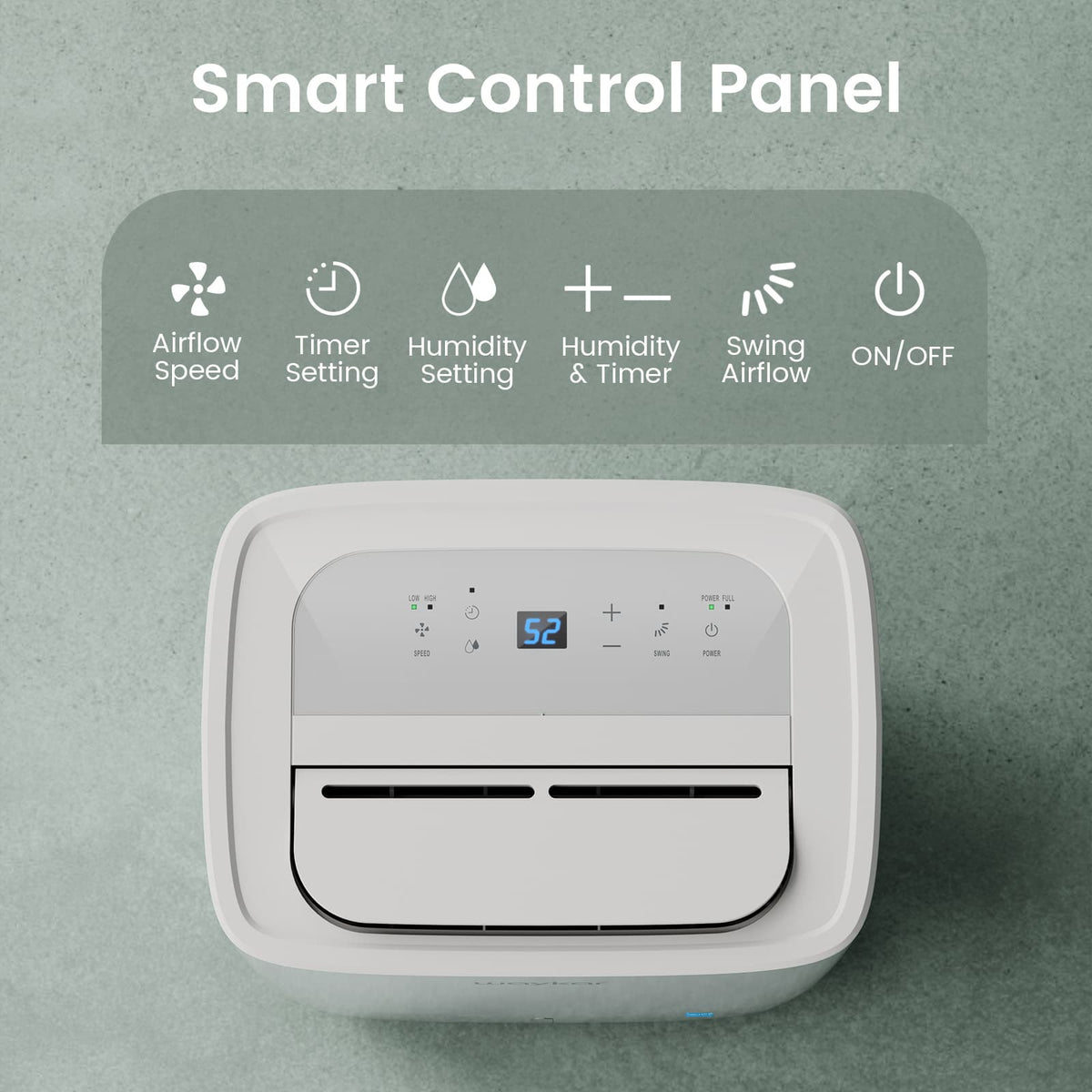 Waykar 120 Pints Energy Star Dehumidifier for Spaces up to 6,000 Sq. Ft at Home, in Basements and Large Rooms with Drain Hose and 1.14 Gallons Water Tank [JD025CE-120]