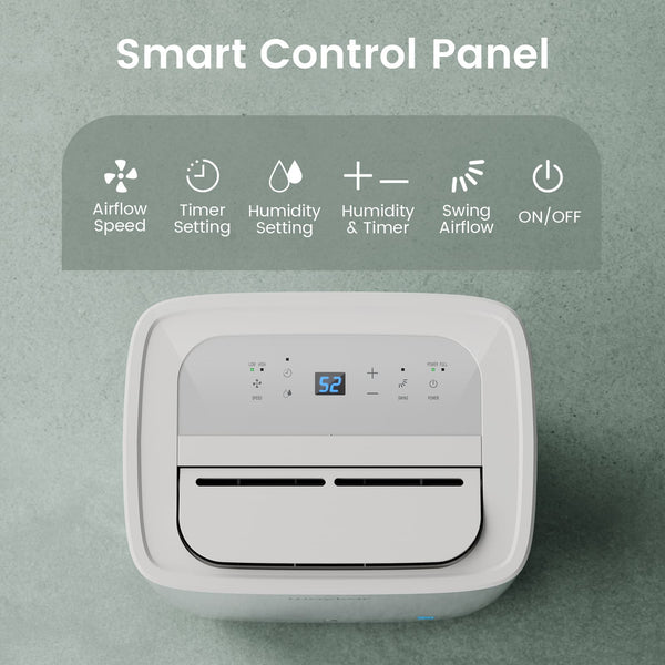 Waykar 120 Pints Energy Star Dehumidifier for Spaces up to 6,000 Sq. Ft at Home, in Basements and Large Rooms with Drain Hose and 1.14 Gallons Water Tank [JD025CE-120]