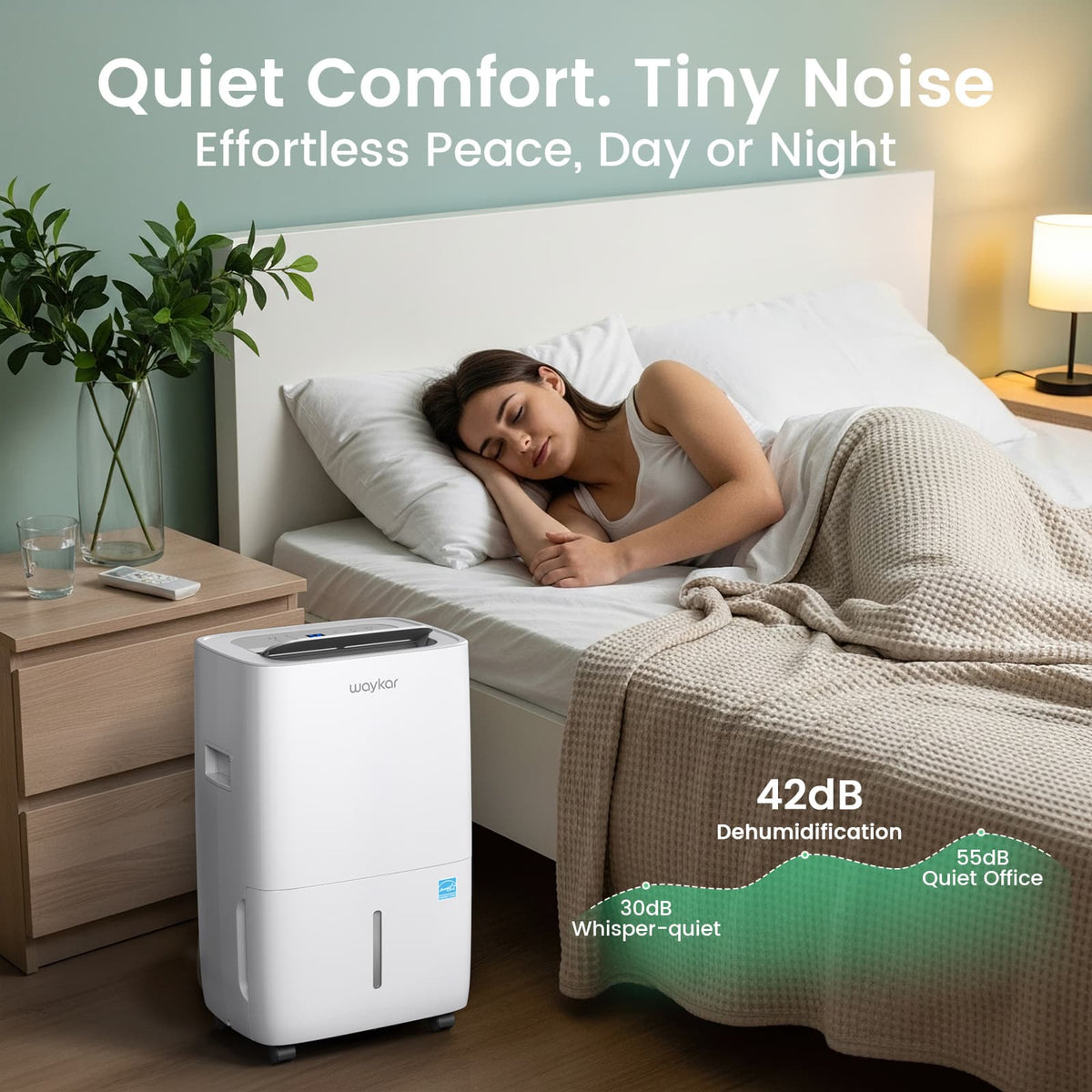 80 Pints 2025 Energy Star Dehumidifier for Spaces up to 5,000 Sq. Ft for Basement and Home, Large Room with Drain Hose and 1.14 Gallons Water Tank