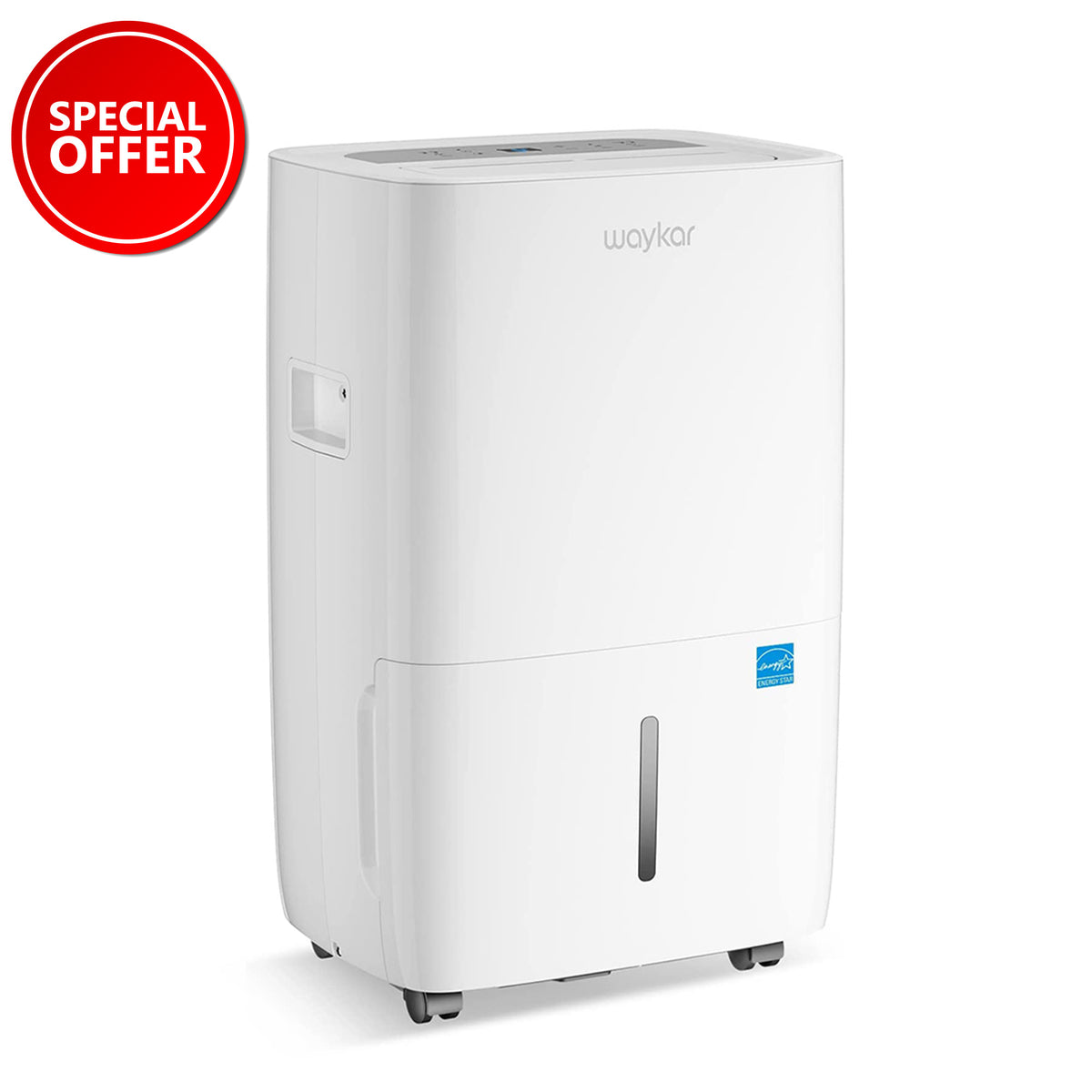 ENERGY STAR Home Dehumidifier with Drain Hose and 1.14 Gal Water Tank, Available in 80/120 Pints [JD025CE-80/JD025CE-120]