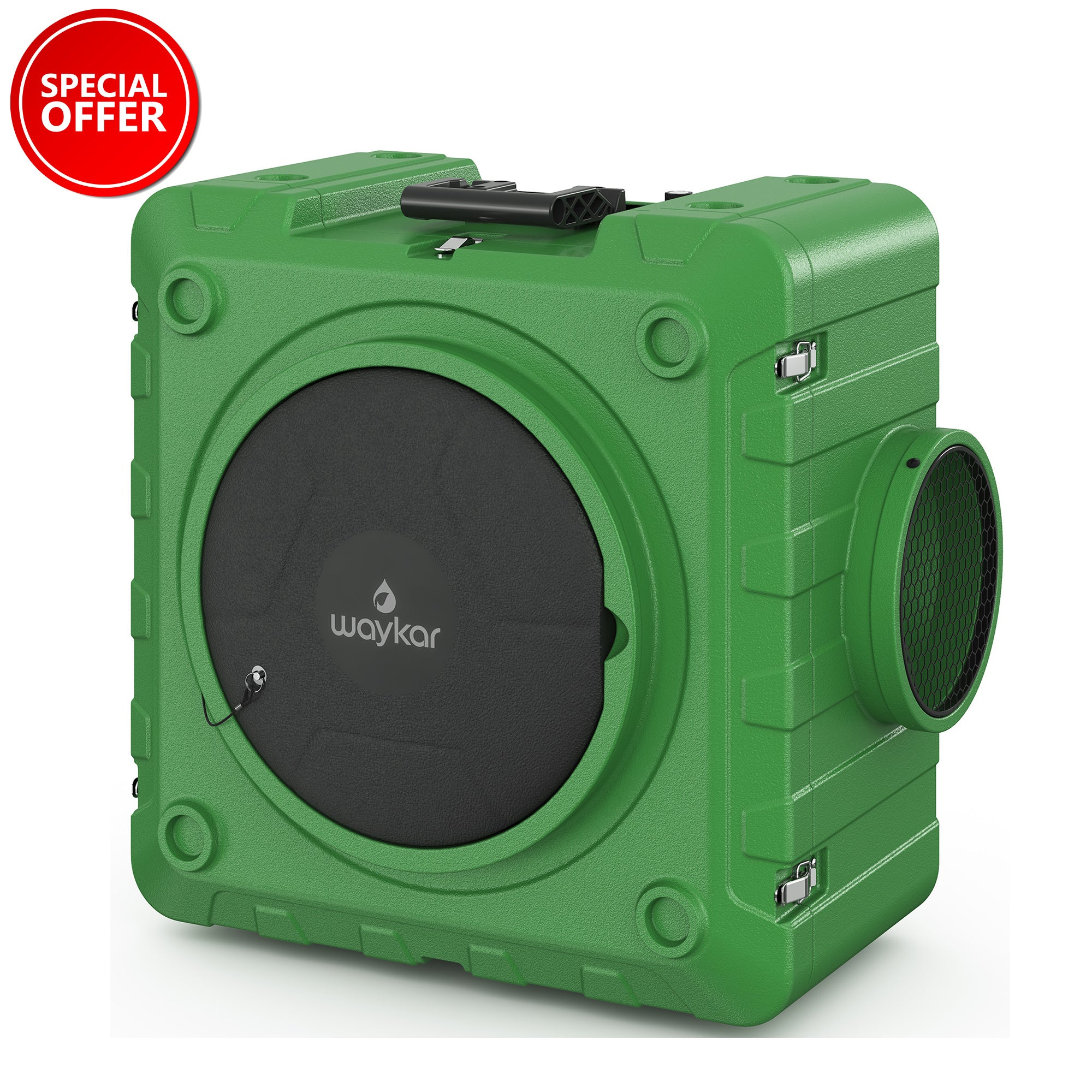 3-Stage Filtration Air Scrubber – Stackable Design for Home and Industrial Use
