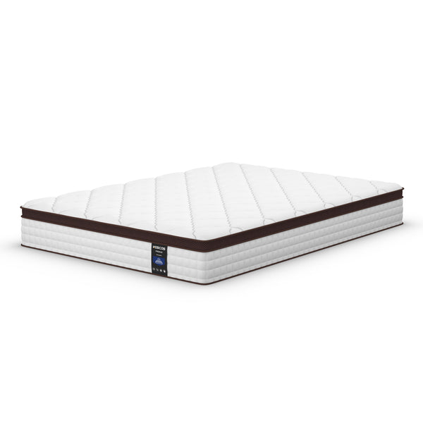 Kescas Full Size Mattress, 10 Inch Memory Foam Hybrid Full Bed mattresses in a Box, Medium Firm, Heavier Coils Edge Support, Motion Isolation
