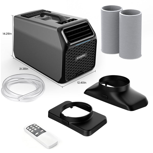 Waykar 6,000 BTU Portable Air Conditioner for Camping, Windowless Air Conditioning with Remote