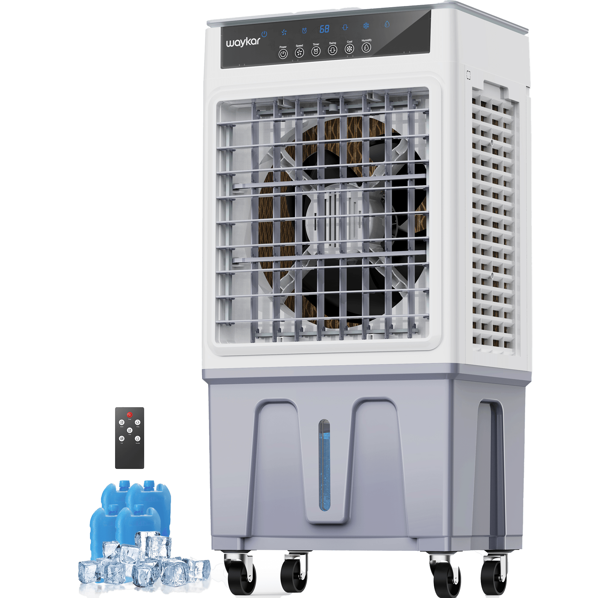 Waykar Energy-Smart Evaporative Air Cooler for Patios, Available in 3,500 & 4,800 CFM