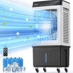 Waykar Energy-Smart Evaporative Air Cooler for Patios, Available in 3,500 & 4,800 CFM