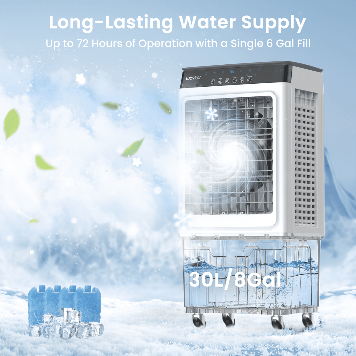 Waykar air cooler with big tank