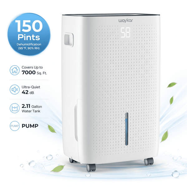 Pre-Sale: 150 Pints Dehumidifier with Tank and Pump Drain