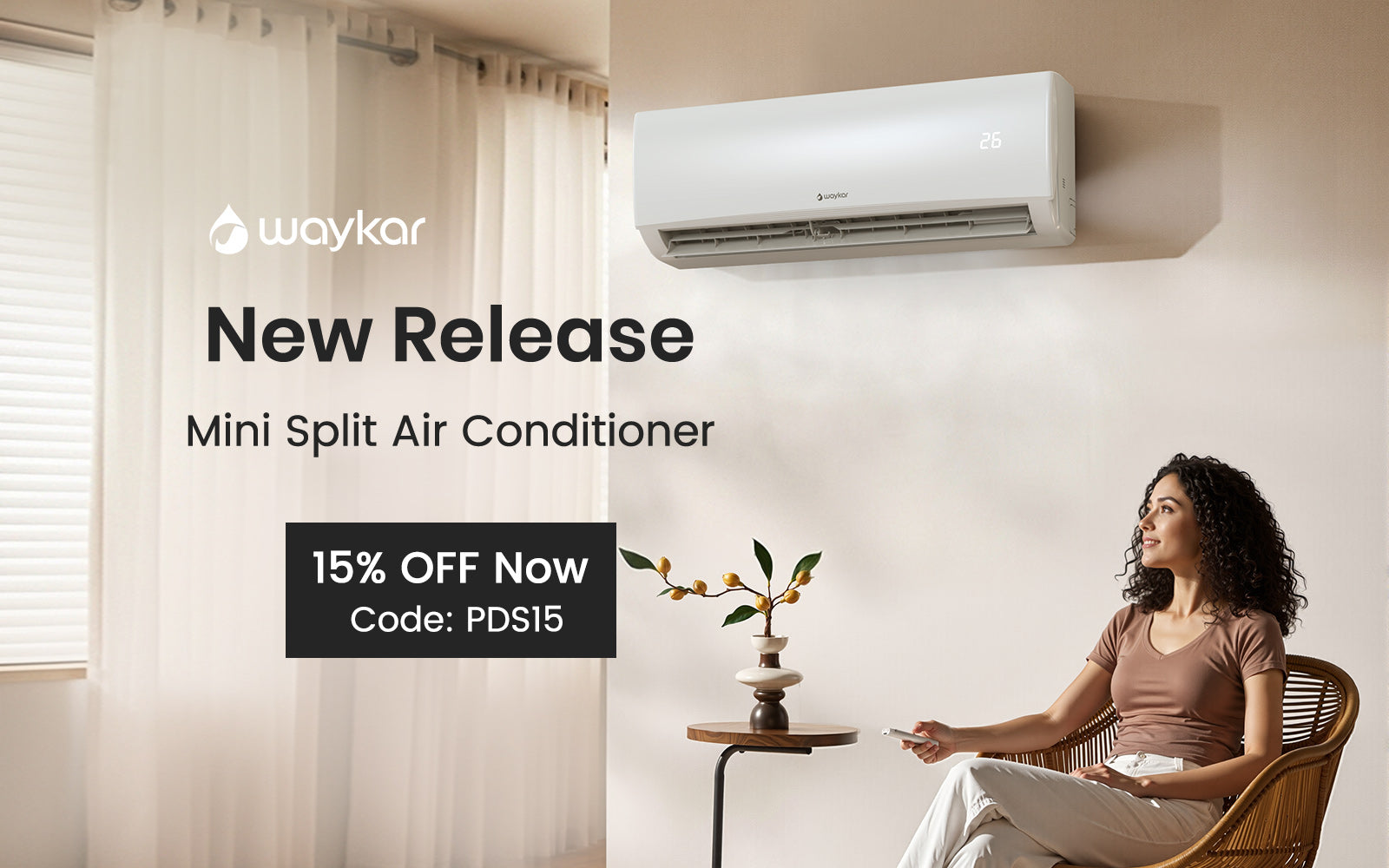 12,000 BTU Mini Split Air Conditioner& Heater