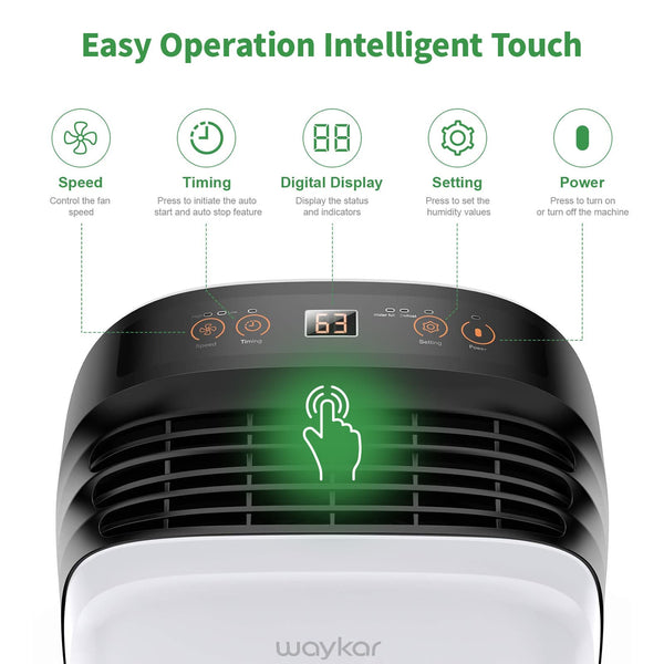 30 Pints Home Dehumidifier with Drain Hose