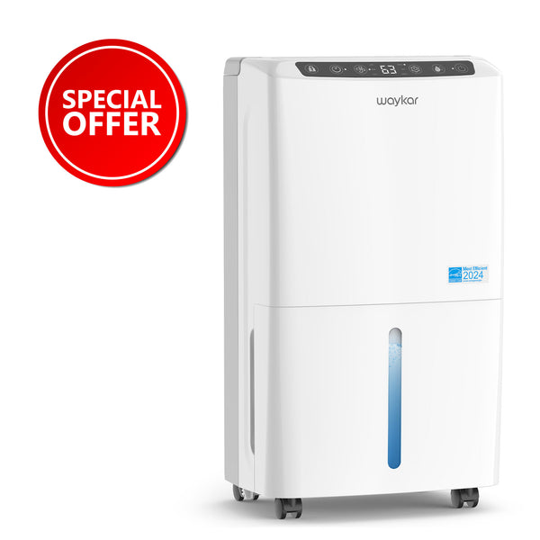 34 Pints Super Quiet Dehumidifier for Room—at 33 dB