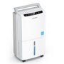 2000 Sq. Ft 34 Pints 2025 Most Efficient Energy Star Dehumidifier for Home and Basement with Auto or Manual Drainage, Quiet 33dB Operation, 0.62 Gallon Water Tank Capacity