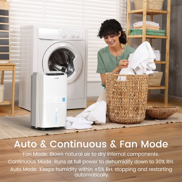 34 Pints Super Quiet Dehumidifier for Room—at 33 dB