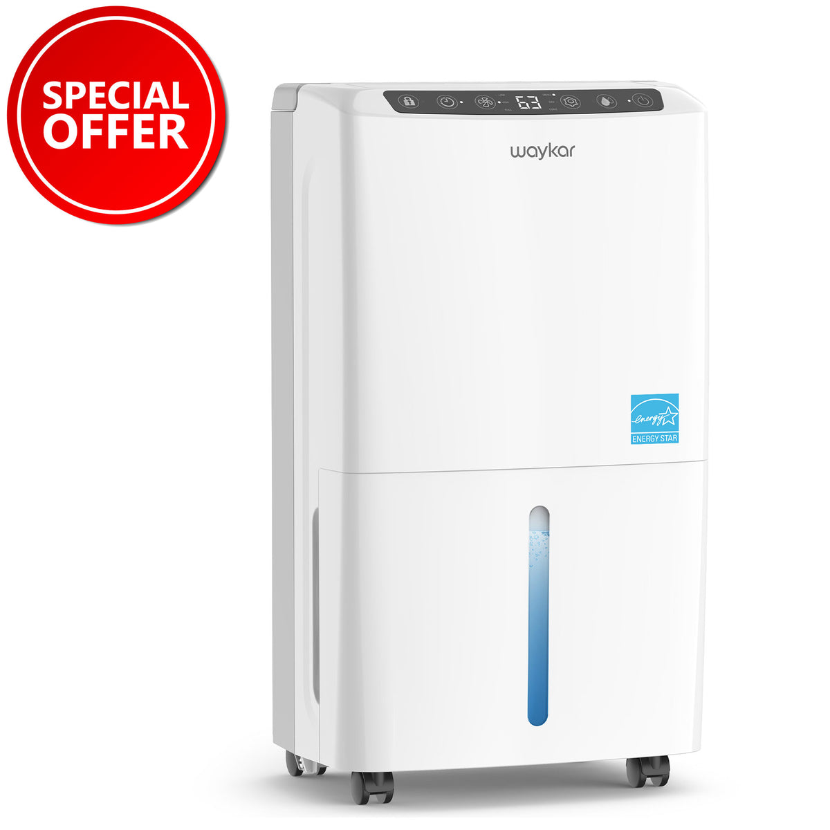 34 Pints Super Quiet Dehumidifier for Room—at 33 dB