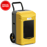 180-Pint Commercial Dehumidifier with Pump, 380 CFM, for Spaces up to 7,000 Sq. Ft. [PDGT701BA]