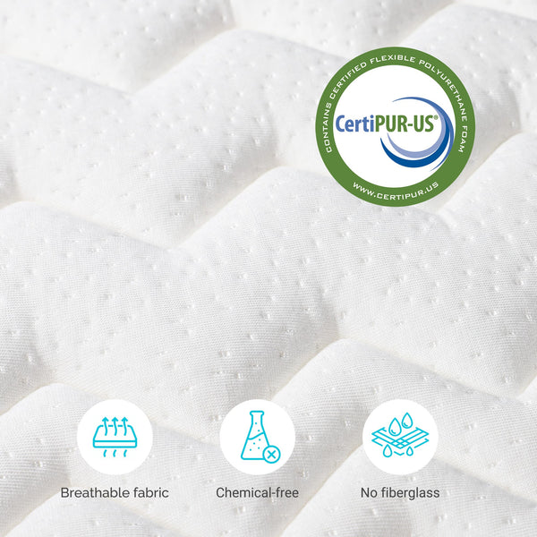 Queen Size Mattress, Serweet 12 inch Cooling Gel Memory Foam Hybrid Mattress Queen, 7-Zone Pocket Innerspring Breathable Pillow Top Mattress for Cooler Sleep Supportive & Pressure Relief
