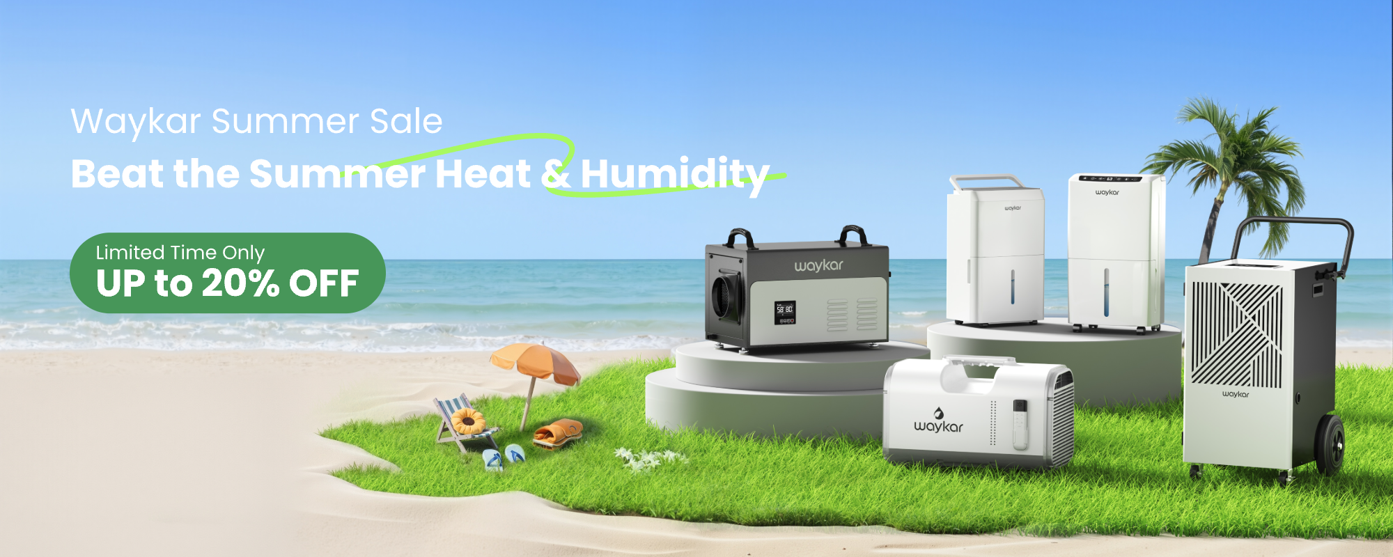 Waykar dehumidifier on sale