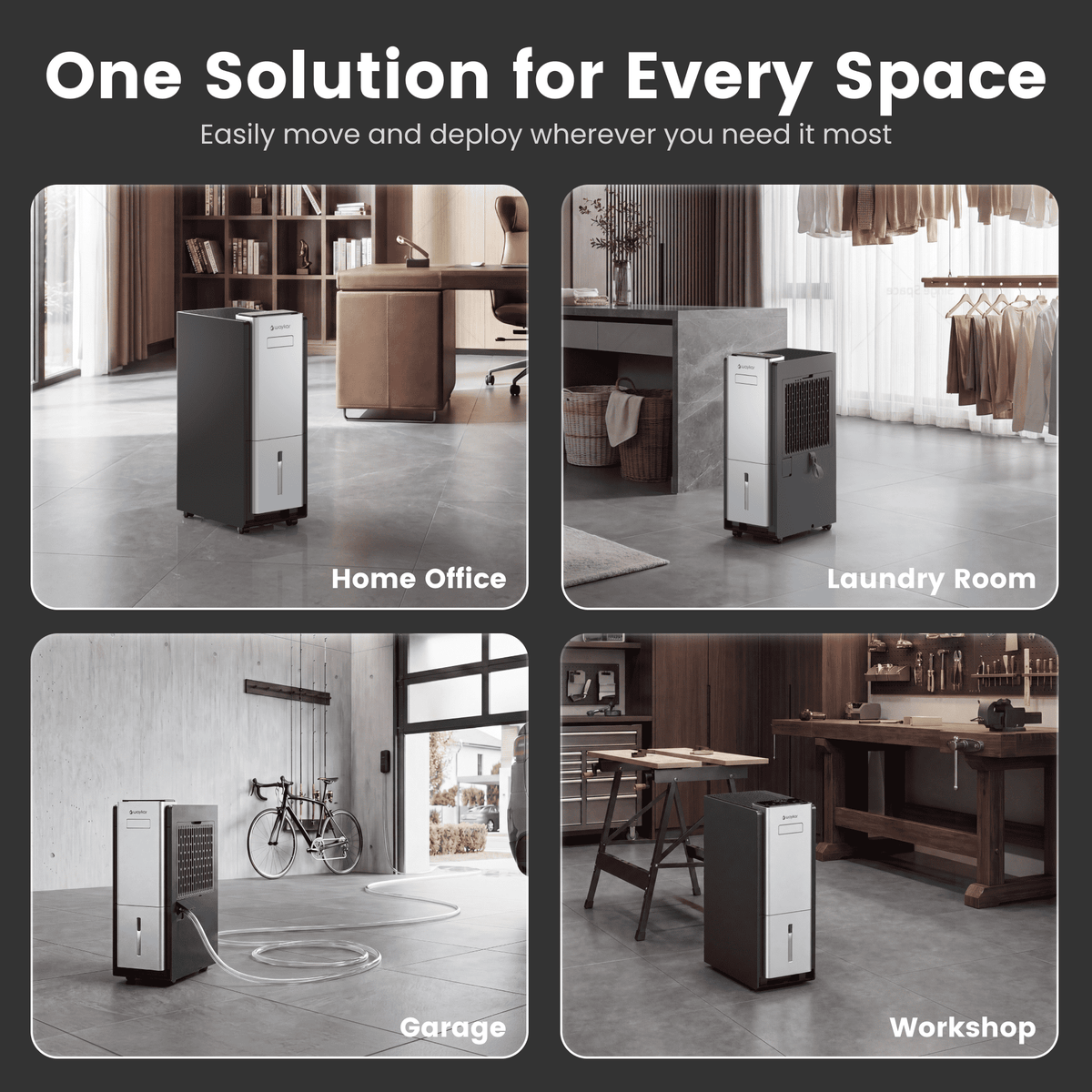 Pre-Sale: 80-Pint ENERGY STAR® Most Efficient 2025 Dehumidifier for Basements, 1.58-Gallon Water Tank