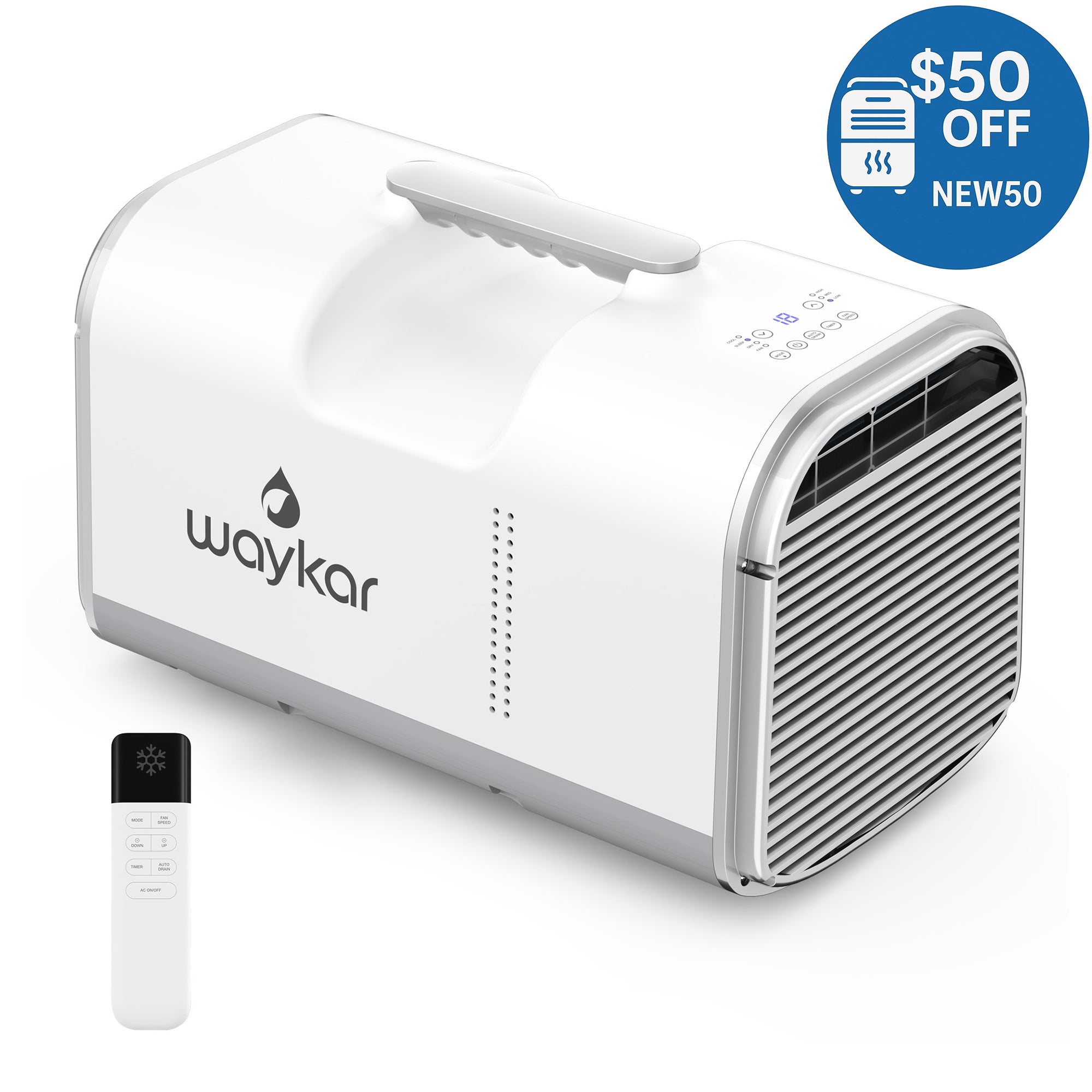 4500 BTU Portable AC with Remote, Cools 150 Sq. Ft. [THG45A]