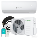 Waykar 12,000 BTU Mini Split Air Conditioner & Heater with Inverter, 20.0 SEER2, 208&230V Wall-Mounted Ductless AC Unit for Cooling and Heating up to 750 Sq. Ft, Compatible with Alexa and Wifi