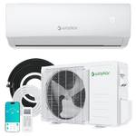 Waykar 12,000 BTU Mini Split Air Conditioner & Heater with Inverter, 20.0 SEER2, 208&230V Wall-Mounted Ductless AC Unit for Cooling and Heating up to 750 Sq. Ft, Compatible with Alexa and Wifi