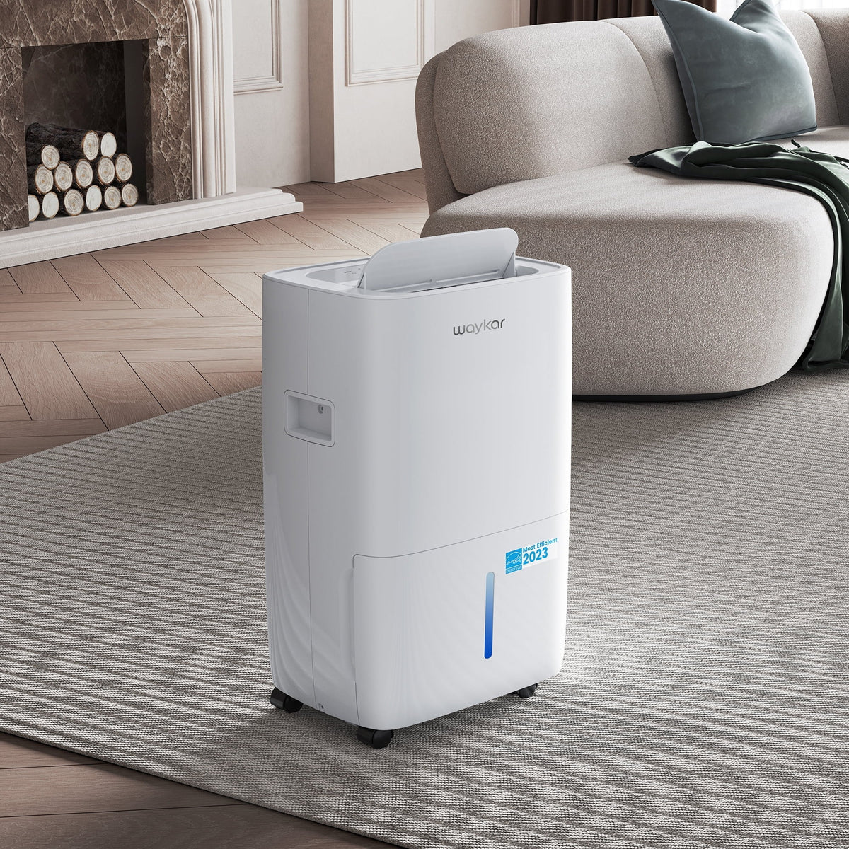 Energy Star Dehumidifier - 5500 Sq. Ft, Quiet, Ideal for Large Rooms & Basements