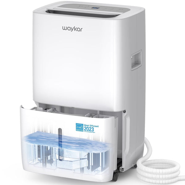 Energy Star Dehumidifier - 5500 Sq. Ft, Quiet, Ideal for Large Rooms & Basements