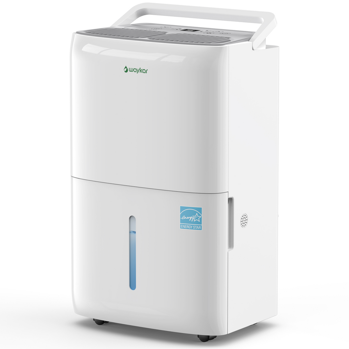 Waykar 120 Pint Dehumidifier, for Basements & Home up to 6000 Sq Ft, Portable Quiet Dehumidifier with Continuous Drain, Auto Defrost, 32 Pint DOE Energy Star