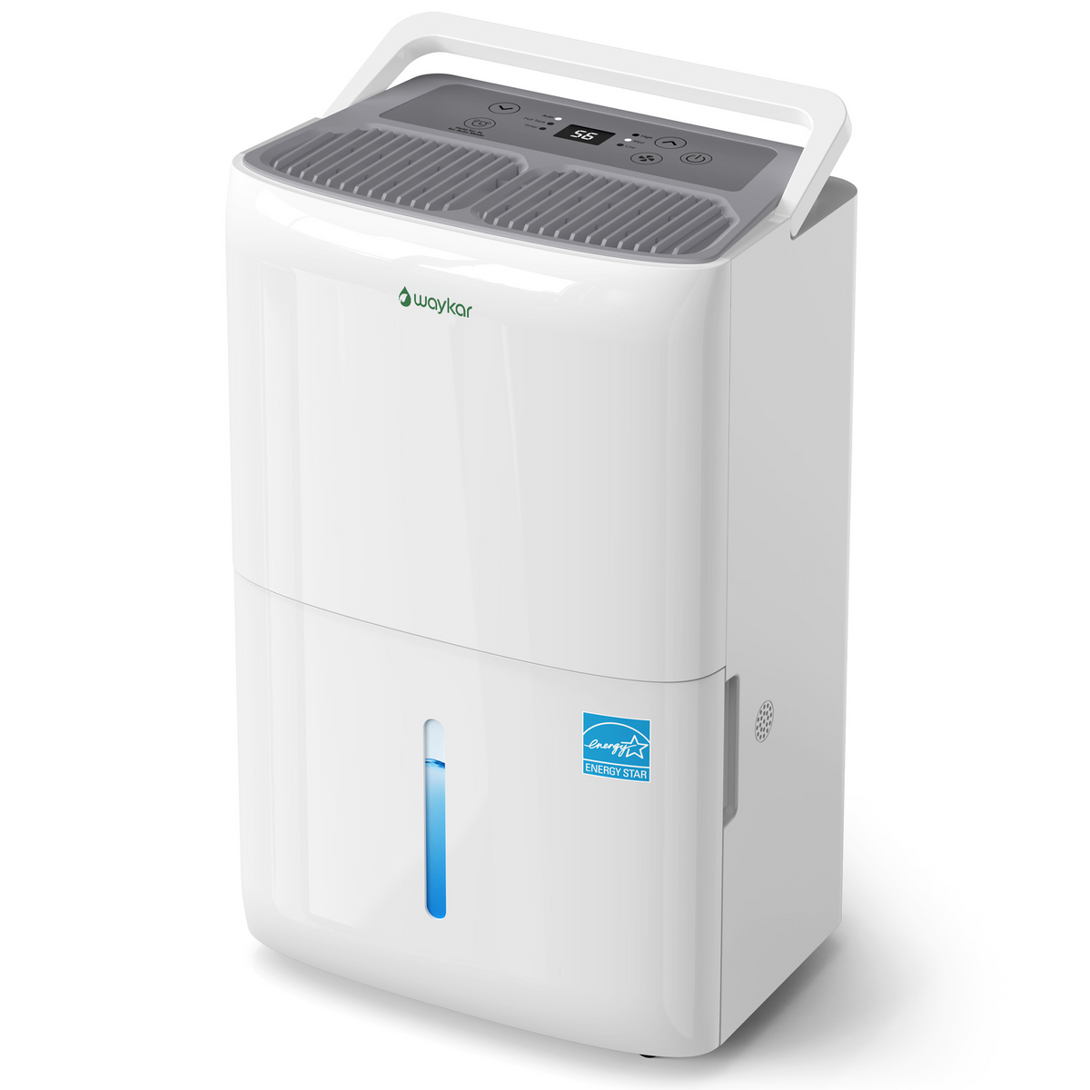 Waykar 120 Pint Dehumidifier, for Basements & Home up to 6000 Sq Ft, Portable Quiet Dehumidifier with Continuous Drain, Auto Defrost, 32 Pint DOE Energy Star