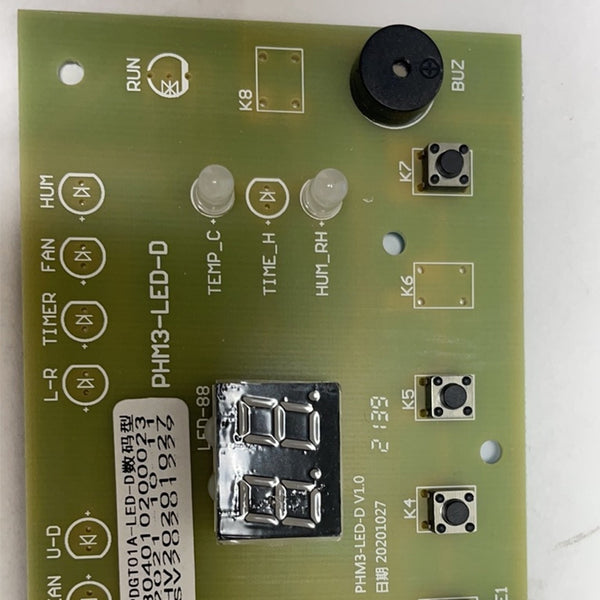 Original Control Panel Board for Waykar PDGT701B Dehumidifiers