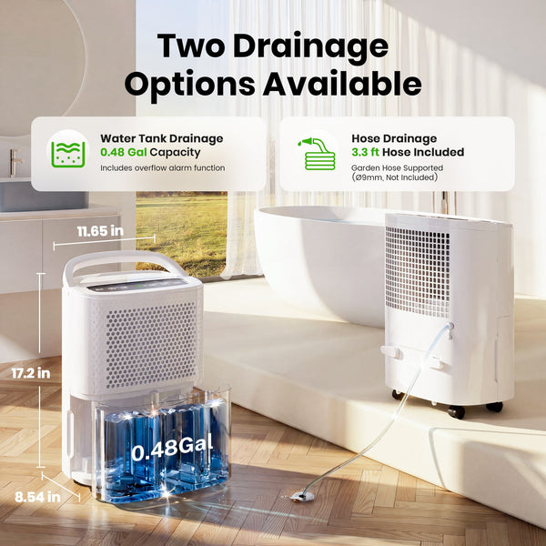 Waykar 31.6 Pints Portable Dehumidifier, ENERGY STAR Dehumidifier for Up to 2,000 Sq. Ft.