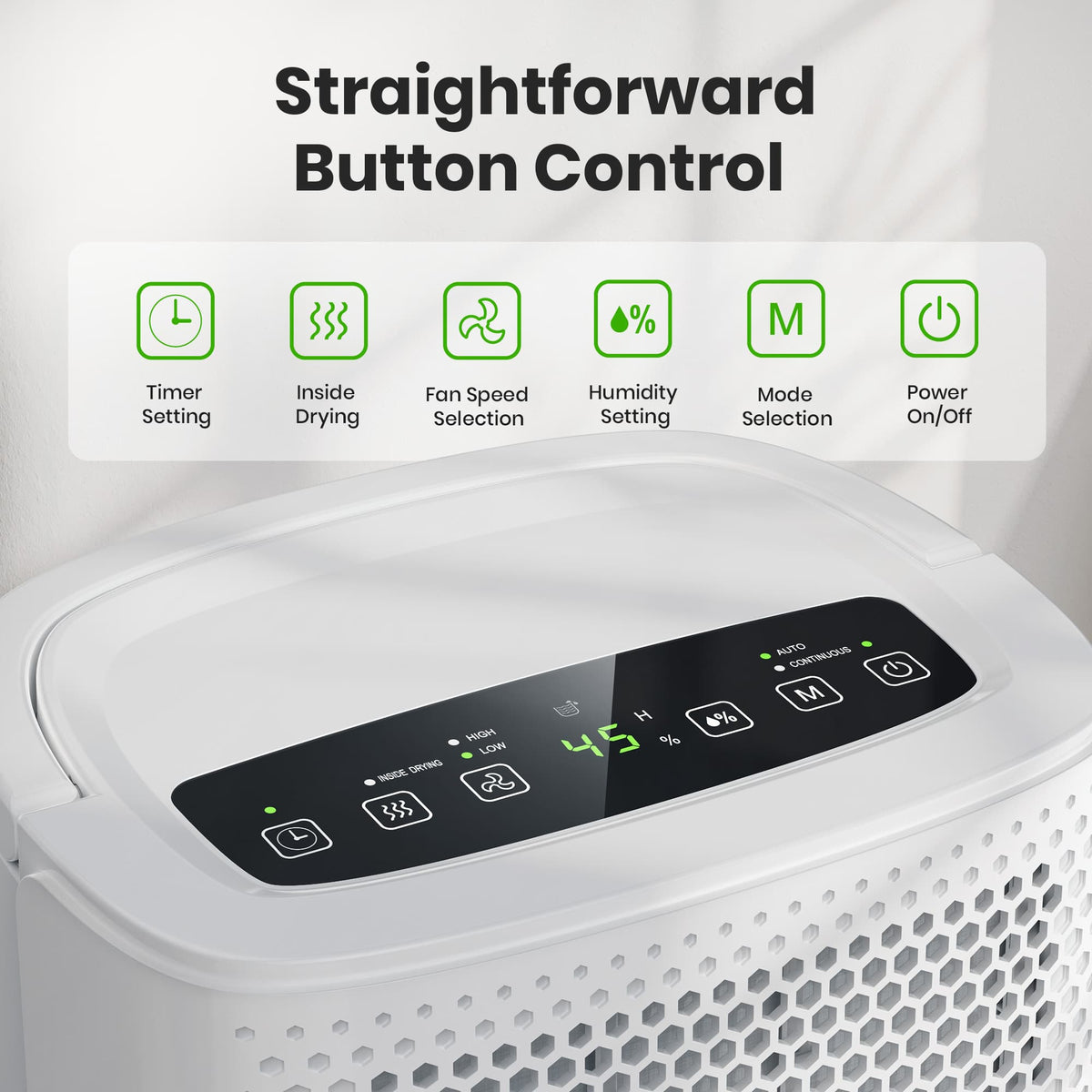 Waykar 31.6 Pints Portable Dehumidifier, ENERGY STAR Dehumidifier for Up to 2,000 Sq. Ft.