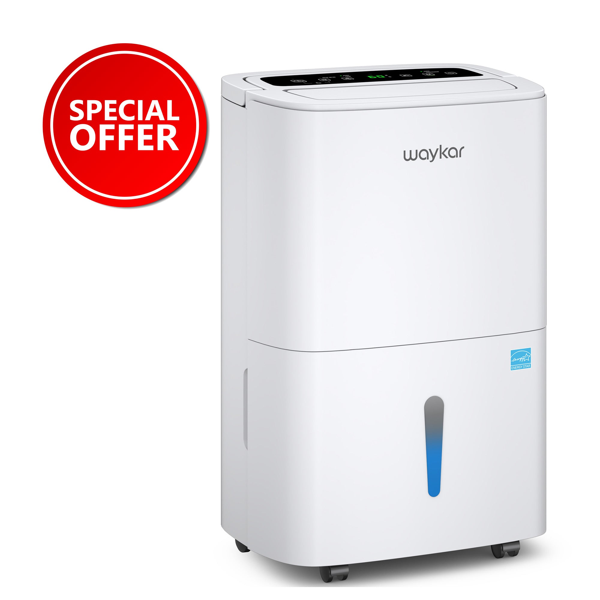 Energy Star Dehumidifiers with Drain Hose and Self Drying: 80, 120, and 150 pints