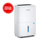 Energy Star Dehumidifiers with Drain Hose and Self Drying: 80, 120, and 150 pints