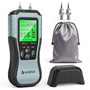 Waykar Digital Moisture Meter, Pin-Type Wood Moisture Tester for Wood, Drywall, Concrete & Building Materials with LCD Display