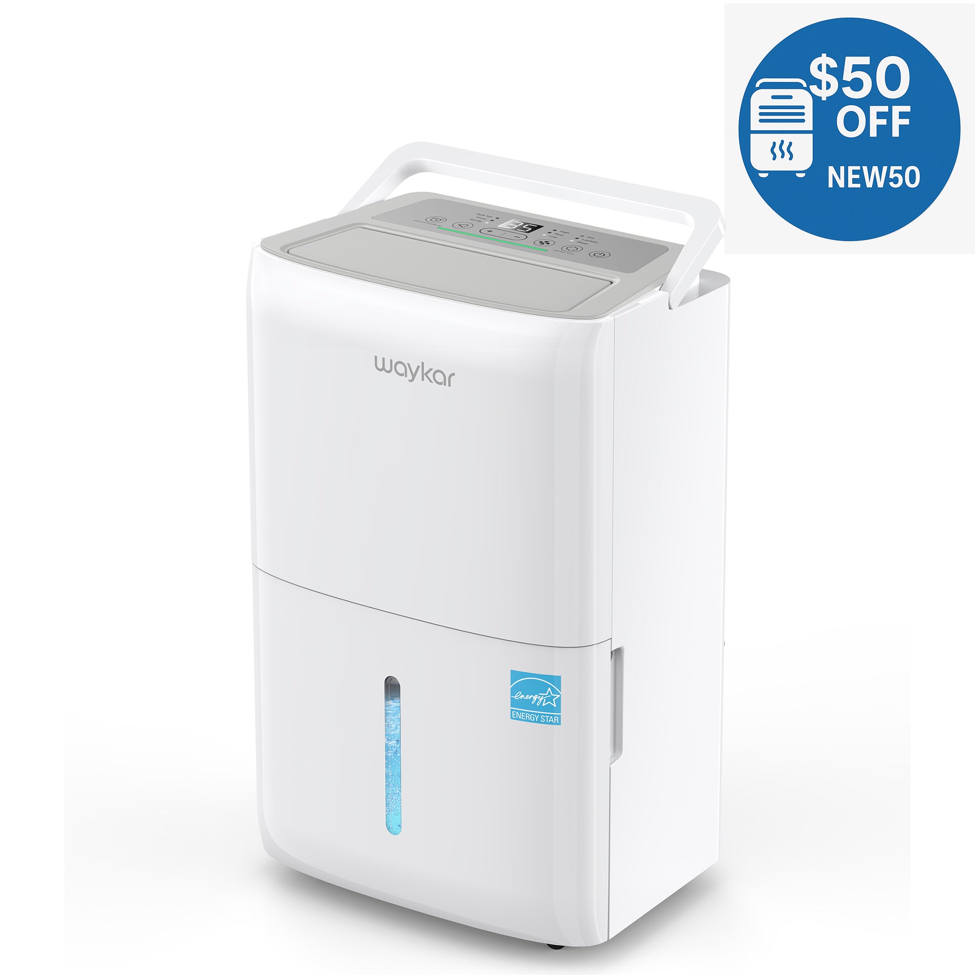 ENERGY STAR Home Dehumidifier with Colored Humidistat – 80, 120, or 150 Pints