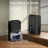 0.62-gallon spill-proof water tank of the Waykar PD160B-PRO-B with full-tank alarm.