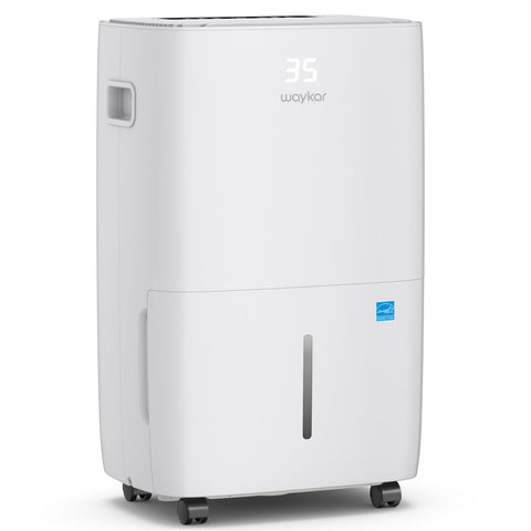 130-Pint Commercial and Industrial Dehumidifier: For spaces up to 6,500 Sq. Ft with 2.04 Gal Water Tank [JD026E-130] image 2