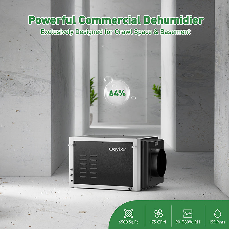 Waykar-155-pints-commercial-dehumidifier-for-efficient-moisture-removal