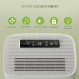 The-smart-control-panel-of-the-dehumidifier